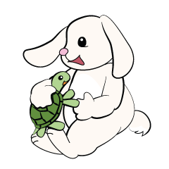 [LINEスタンプ] Bunny Rabbit