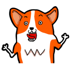 [LINEスタンプ] Corgi INU part2 -International