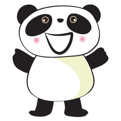 [LINEスタンプ] Panda Cute cuteの画像（メイン）