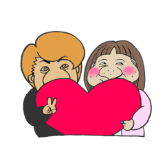 [LINEスタンプ] ギャル男とギャル美の日常