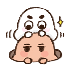 [LINEスタンプ] Brown seal and his friends