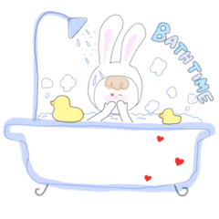 [LINEスタンプ] ちびうさちゃんの画像（メイン）