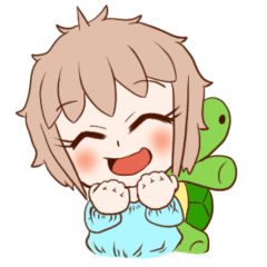 [LINEスタンプ] マユちゃんとユリナちゃんは遊びたい！