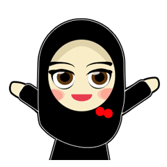 [LINEスタンプ] Young Muslimah : Daily Talk