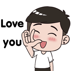 [LINEスタンプ] love you (By New)の画像（メイン）