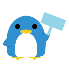 [LINEスタンプ] The penguin not speaks