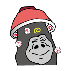 [LINEスタンプ] 旋毛ゴリラの画像（メイン）