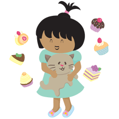 [LINEスタンプ] Yuyu The Little Girl