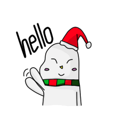 [LINEスタンプ] snowman christmas