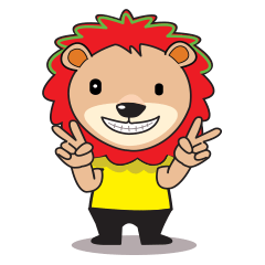 [LINEスタンプ] The little lion 's Life.