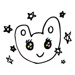 [LINEスタンプ] Round Bunnies Twogether