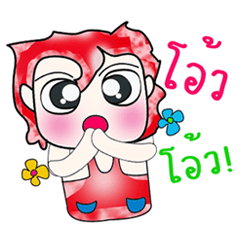 [LINEスタンプ] Hello！ my name is Setsuna. ^_^