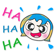 [LINEスタンプ] Ha Ha Ha！！ My name is Nada. ^_^