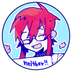 [LINEスタンプ] neither