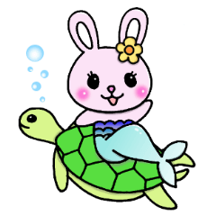 [LINEスタンプ] うさぎょ姫