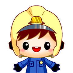 [LINEスタンプ] Q Firefighter