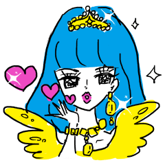 [LINEスタンプ] 平松昭子の「ラブ＆ゴージャス2」スタンプ