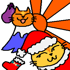 [LINEスタンプ] Hermit crab cat twins7