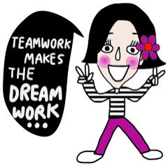 [LINEスタンプ] Malee , a Super Saleswomanの画像（メイン）