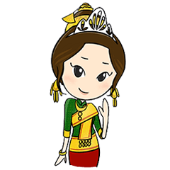 [LINEスタンプ] Miss Laos