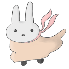 [LINEスタンプ] さすらいうさぎの画像（メイン）