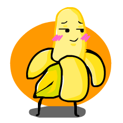 [LINEスタンプ] Cutie Banana