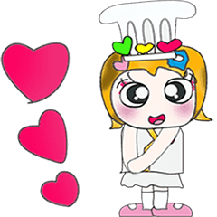 [LINEスタンプ] My name is Sayuri. Chef ^_^