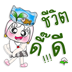 [LINEスタンプ] Miss. Hinamori. Love fish. ^_^