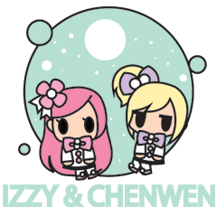 [LINEスタンプ] Izzy ＆ Chenwen 2: the Unknown World