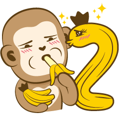 [LINEスタンプ] Monkey ATSAI's Life 2の画像（メイン）