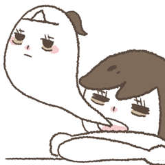 [LINEスタンプ] I do not want to go to work