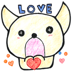 [LINEスタンプ] 大人かわいいスタンプ犬