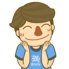 [LINEスタンプ] Miraclas Manの画像（メイン）