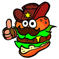 [LINEスタンプ] John Burger