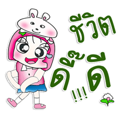 [LINEスタンプ] Miss. Sayaka. Love rabbit. ^_^