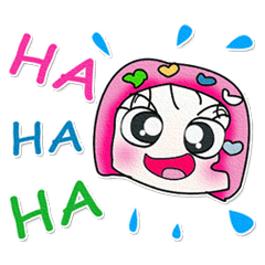 [LINEスタンプ] Ha Ha Ha！ Miss. Sayaka. ^_^