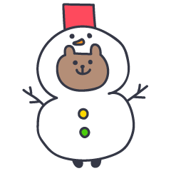 [LINEスタンプ] クマ太郎 ~クリスマス/正月Ver.~