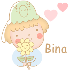 [LINEスタンプ] Bina ＆ Baniの画像（メイン）