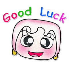 [LINEスタンプ] Miss. Hinamori. Good luck.^_^