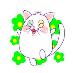 [LINEスタンプ] まるーねこ