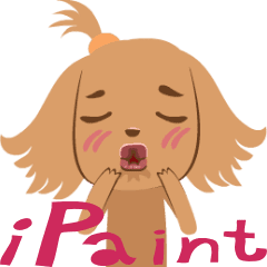 [LINEスタンプ] iPaint Artist's Dog！
