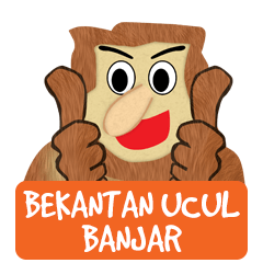 [LINEスタンプ] Bekantan Ucul Banjar