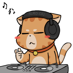 [LINEスタンプ] Sumo Cat Animation