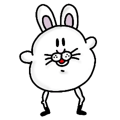 [LINEスタンプ] うさぶろう