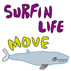 [LINEスタンプ] SURFING LIFE MOVE