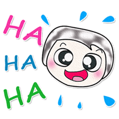 [LINEスタンプ] Ha Ha！！ Mr. Kuwabara. ^_^