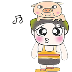 [LINEスタンプ] My name is Kanta. ..^_^