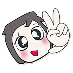 [LINEスタンプ] ^_^ Mr. Kaito. Good luck.