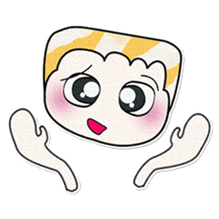 [LINEスタンプ] ^_^ My name is Kohaku.