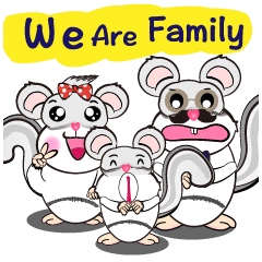 [LINEスタンプ] HAN JI FAMILY